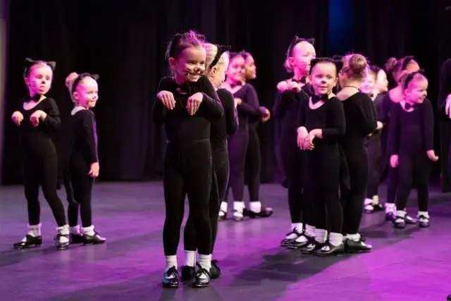 Pre-school children in a Dancemania ballet and tap class in Witney